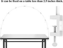 LANGXUN 12ft White Table Balloon Arch Kit, Balloon Arch Stand Frame For Birt…