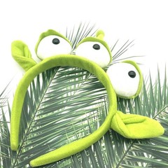 CHAOYUN 1PCS Green Toy Story Alien Headband Stretchy Plushy Three-eyed Headba…