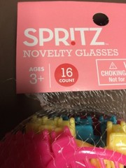 Spritz 16-Count Novelty Glasses Kids Ages 3+ Lot Of 8 Packs