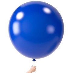 4PCS Large 36 Inch Royal Blue Balloons, Royal Blue Latex Big Balloons for Bir…