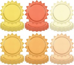 48 Pcs Boho Sun Paper Plates First Trip Around The Sunshine Disposable Plates