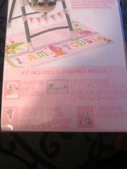 Unique Industries, Pink 1st Birthday High Chair kit.