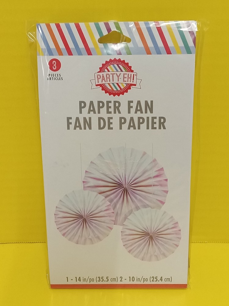 Paper Fans set. 3 pieces #161