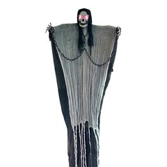 70″ Halloween Haunted House Ghost Hanging LED & Sound Indoor/Outdoor Home Decor
