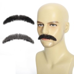 Fake Beard Realistic Mustache with Human Hair, Soft and Natural Looking Fake …