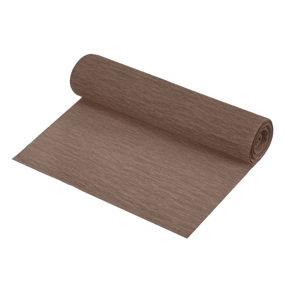 Crepe Paper Roll Crepe Paper Decoration 8.3ft L 5.9 Inch W, Dark Brown