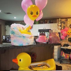 Yellow Duck Latex Balloons 12 Count, for Wedding Party Cute Baby Shower Class…