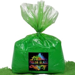 Color Blaze – 25lbs Green Colored Powder – Holi Fun Run Color War Festival Party