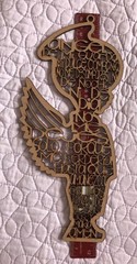 Handcrafted «Angel de la Guarda» Wood Angel Prayer Wall Hanging Gift To Child XL