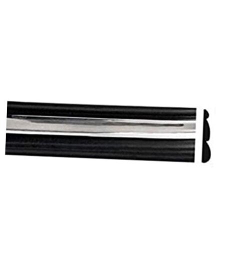 Black Chrome Side Body Trim Molding Replacement for 1992 Quarter Roll – 6 ft