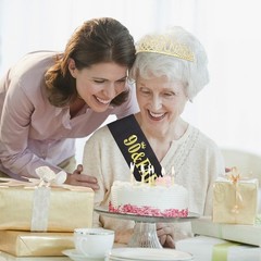 Sparkling 90th Birthday Sash and Tiara Set – Be the Queen of Your Celebration