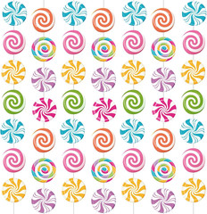 8 Pieces Candy Party Decorations Candyland Paper Garlands Candy Paper Cutouts Lo