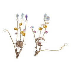 Anniversary Present Garden Sun Catcher Charming Home Decor Colorful Rhinestones