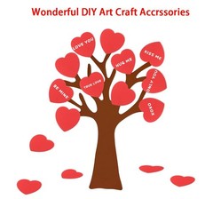 200 Pieces Hearts Cutouts Paper Heart Shapes 4 Inch Red Heart Shape Paper Cut…