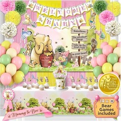 Easy Setup Winnie the Pooh Baby Shower Decorations – Durable & Safe Decor