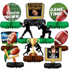 Football Party Table Decorations | Football Birthday Honeycomb Centerpieces T…