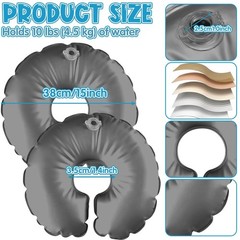 2Pcs White Water Bag Weights for Balloon Column Stand & Balloon Arch, Weights…