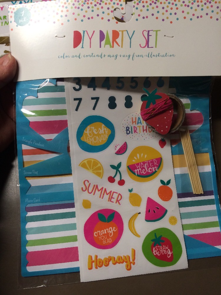 DIY Party Set Crafts/Party Decor Lot Of 12 Assorted Sets New
