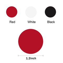 Red Black White Party Decorations – 300Pcs Confetti Paper Dot Birthday Baby S…
