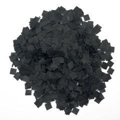 , Black Biodegradable Confetti Squares – Flame-Resistant and Slow-Falling Tis…