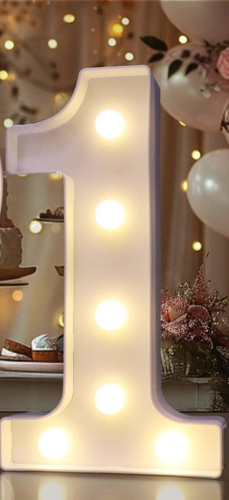 1st Birthday or Anniversary Decorations and Balloons – 10 pieces