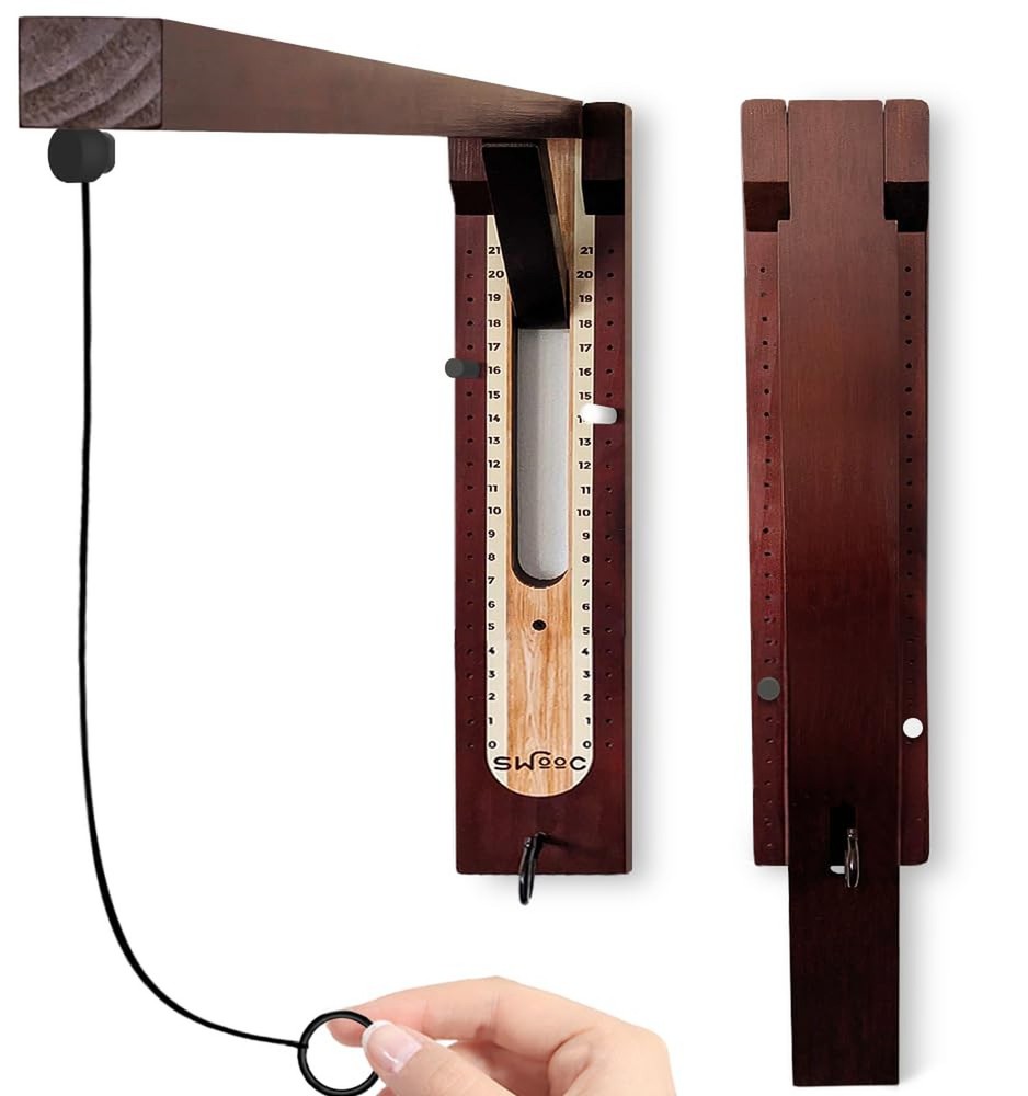 SWOOC Games – Hideaway Hook and Ring Game On A String – Weather Resistant & E…
