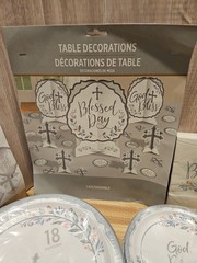 Lot of Baptism Party Supples