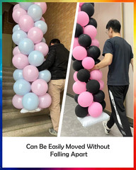 Balloon Column Stand Kit 2 Pack 7FT Adjustable Metal Balloon Tower Party Decor
