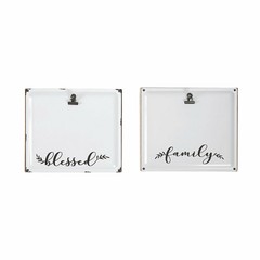 Positively Simple Blessed & Family Photo Clip Tabletop Signs, All Seasons, Home