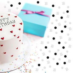 200 PCS Number 18 Confetti 18th Birthday Table Black Silver Dots Scatters
