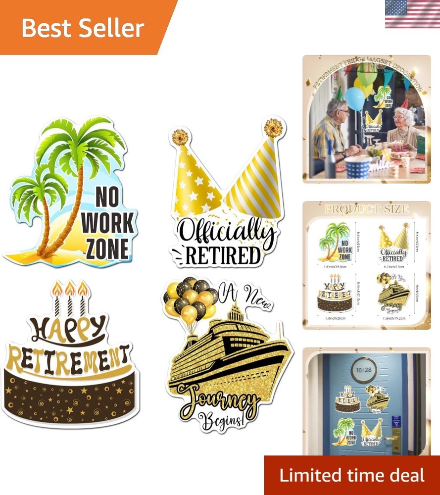 Funny Retirement Cruise Ship Magnets – Perfect for Cabin and Fridge Decor