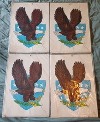 NOS Sealed 1970s Beistle American Eagle Patriotic Centerpiece Shippensburg PA US