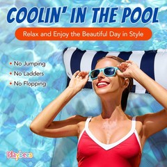Hammock Pool Float Blue Multi-Purpose Inflatable Water Pool Floats Fun Pool F…
