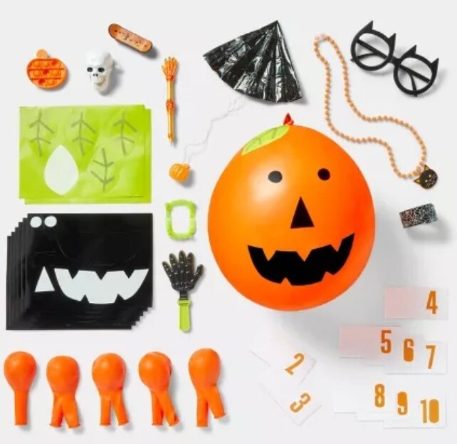 Kids Outdoor Haloween Party Balloon Yard Game