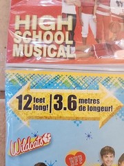 High School Musical Giant Decorating Kit For An Entire Wall 12’ Long New