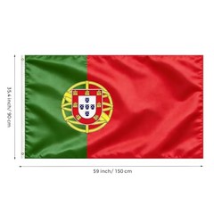 Flag, Flag of 3×5 Ft – Polyester Lightweight Flags with 2 Brass 1 Pc Portugal