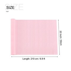 Soft Pink Crepe Paper Roll, 6.9ft Long x 20 Inch Wide, Wedding, Decoration