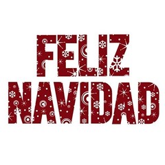Yard Sign Outdoor Lawn Decorations: Red Snowflake Feliz Navidad Yard Sign