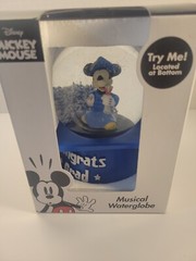 Mickey Graduation Water Globe