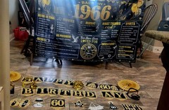 60th birthday party decorations