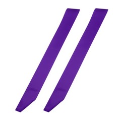 2Pcs 63″x4″ Blank Satin Sash DIY Plain Sash Prom Queen Sashes Purple