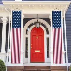 Celebrate with a Stylish American Flag Banner – 70″x13″ for Indoor/Outdoor Use
