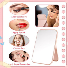 12 Pcs Spa Party Mirrors Spa Sleepover Party Supplies Pink Sleepover Accessory F