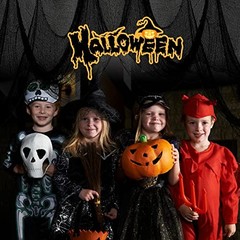 Oversized Halloween Creepy Cloth – 33×6.5ft Spooky Fabric 400×80 Inch Black