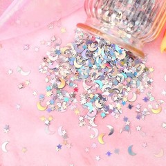Holographic Star Moon Confetti Glitter Birthday Star Scatter Table Confetti I…