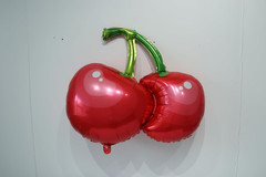 5Pcs 30Inch Red Cherry Balloons,Summer Fruit Cherry Theme Birthday Party Decorat