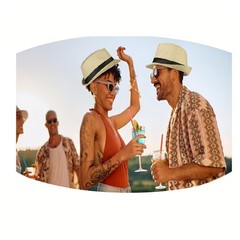 32 Pcs 6 Sets Cuban Theme Party Supplies Fun Tropical Havana Nights Decorations