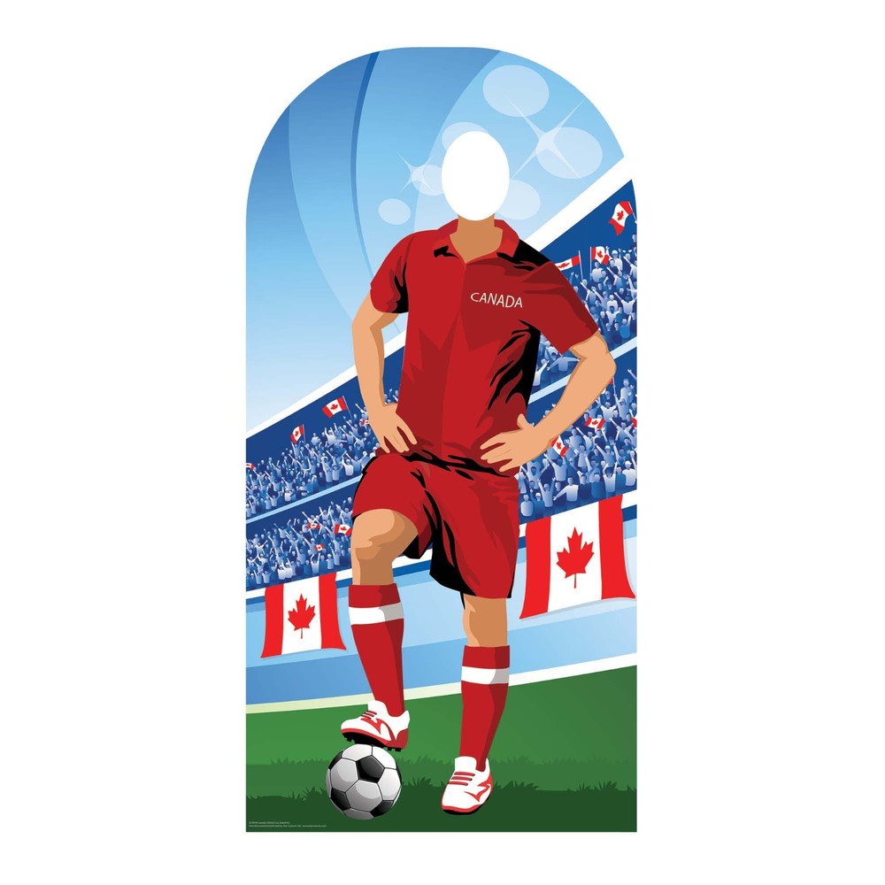 Canada Football Cardboard Stand-in World International Soccer Championships