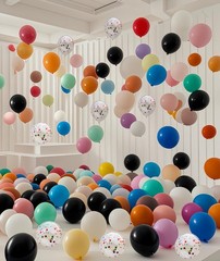 2000 Pcs Balloons Bulk 12 inch Assorted Colors Rainbow Latex Balloon 12 Color…