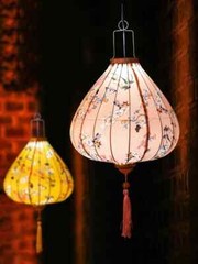 Chinese Style Hanging Lantern Waterproof Cloth Lanterns Party Festiva Decor